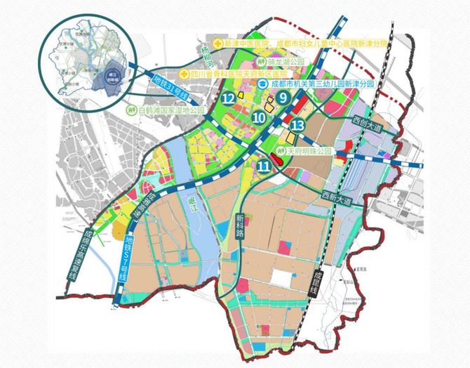新津的最新发展规划图